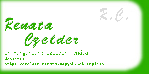 renata czelder business card