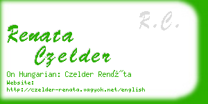 renata czelder business card